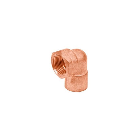 CODO COBRE 3/4" 90° ROSCA INTERIOR