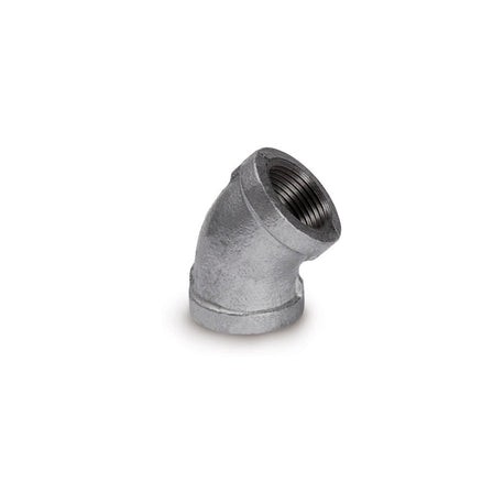 CODO GALVANIZADO 45° 1 1/2
