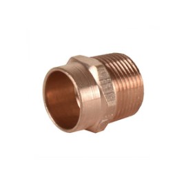 CONECTOR COBRE ROSCA EXTERIOR 1"