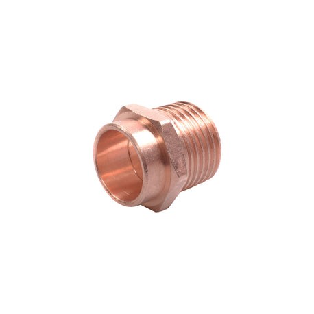 CONECTOR COBRE ROSCA EXTERIOR 1/2"