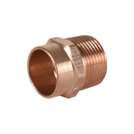 CONECTOR COBRE ROSCA EXTERIOR 3/4"