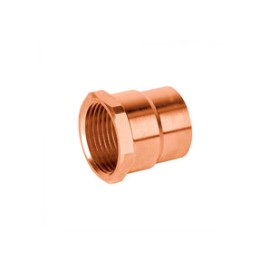 CONECTOR COBRE ROSCA INTERIOR 1/2"