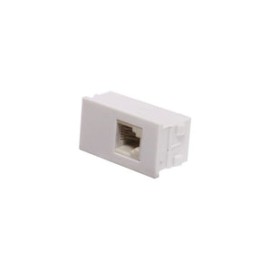 CONECTOR P/TELEFONO PLACA PLASTICA *FULG