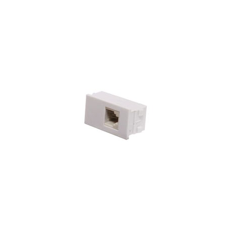 CONECTOR P/TELEFONO PLACA PLASTICA *FULG