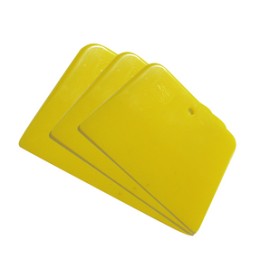 CUÑA PLASTICA AMARILLA