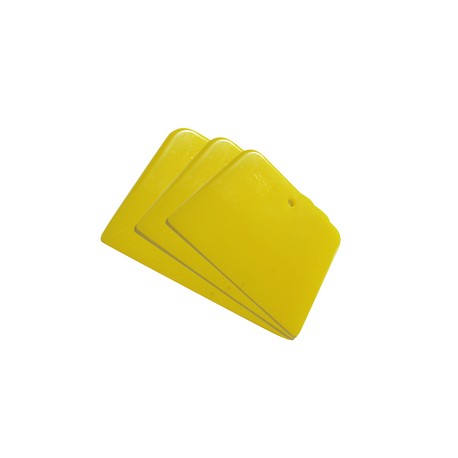 CUÑA PLASTICA AMARILLA