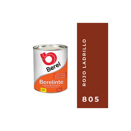 BERELINTE 805  ROJO LADRILLO LITRO