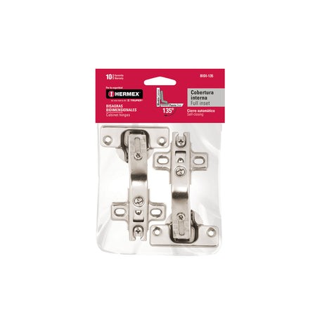 BISAGRA BIDIMENSIONAL 135° *HERMEX*