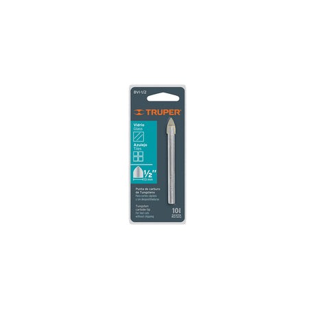 BROCA PARA VIDRIO Y AZULEJO 1/2 *TRUPER