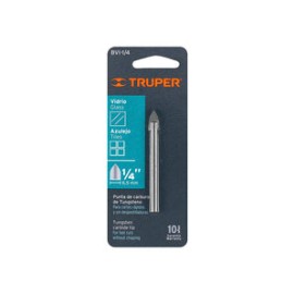 BROCA PARA VIDRIO Y AZULEJO 1/4 *TRUPER*