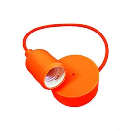 CANDIL COLGANTE T/SOCKET NARANJA *ADIR*