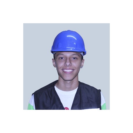 CASCO DE SEGURIDAD AZUL *HERHILD*