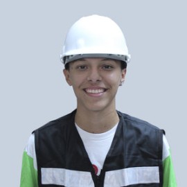 CASCO DE SEGURIDAD BLANCO *HERHILD*
