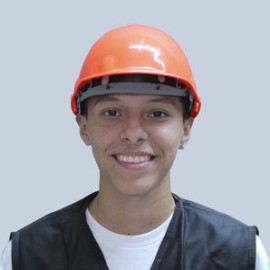 CASCO DE SEGURIDAD NARANJA*HERHILD*