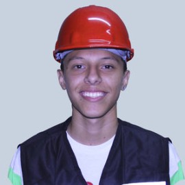 CASCO DE SEGURIDAD ROJO *HERHILD*